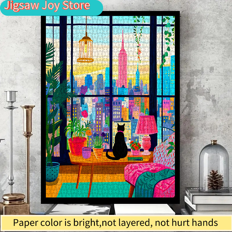 DIY Paper Puzzle, New York Cit - Plant Parent Free 评论和价格