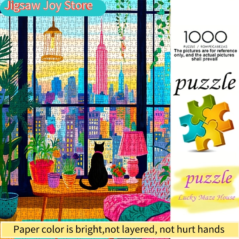 DIY Paper Puzzle, New York Cit - Plant Parent Free 评论和价格