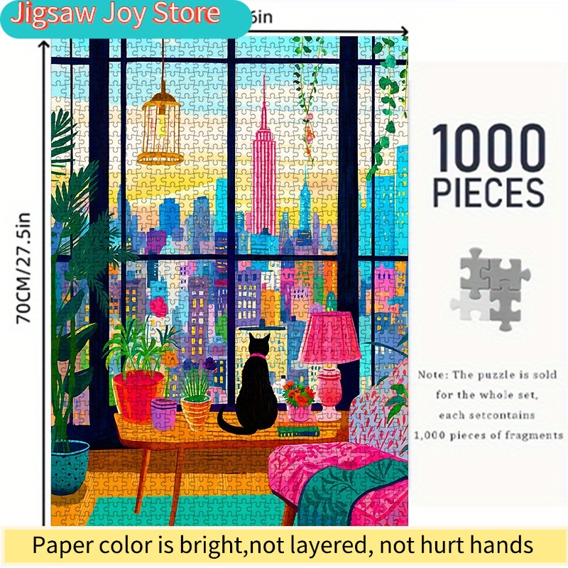 DIY Paper Puzzle, New York Cit - Plant Parent Free 评论和价格