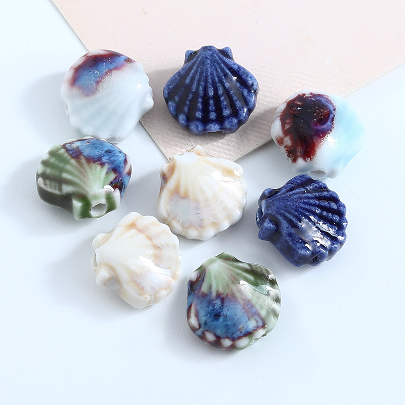 10PCS Kiln Turned Small Shells - Snake Plant Ceramic 评论和价格