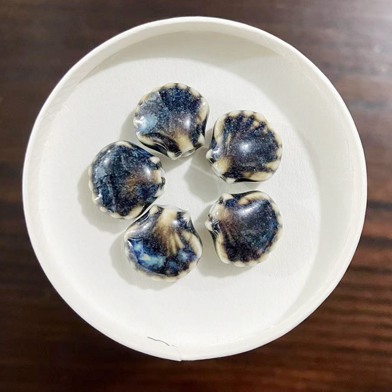 10PCS Kiln Turned Small Shells - Snake Plant Ceramic 评论和价格
