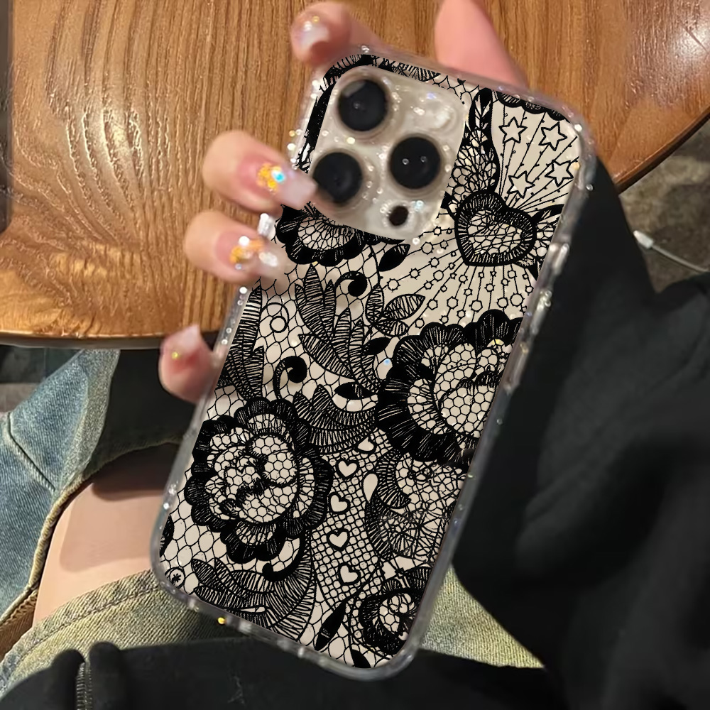 Lace Flowers INS Clear Phone C - Plants X 评论和价格