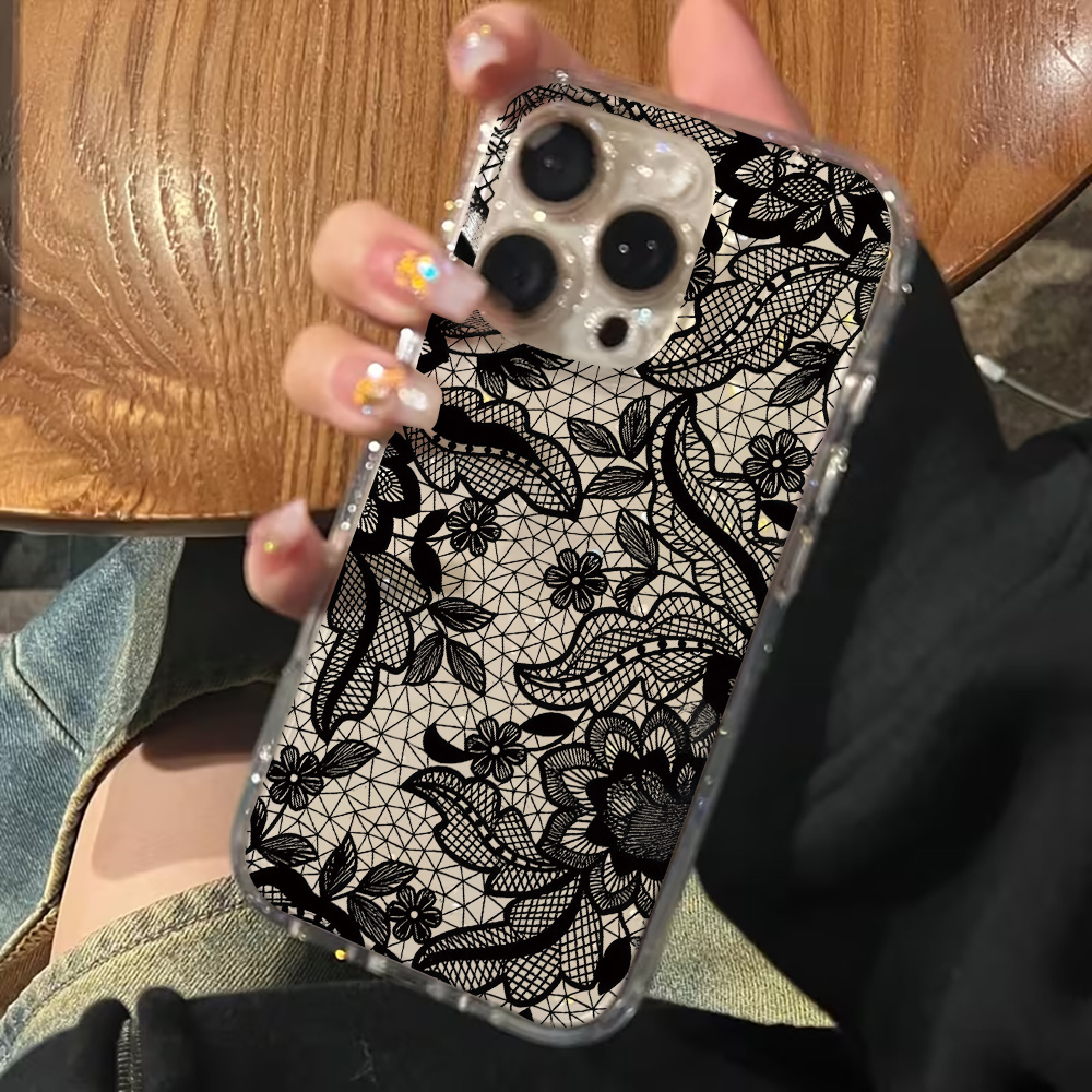 Lace Flowers INS Clear Phone C - Plants X 评论和价格